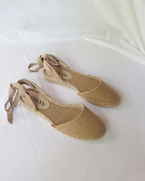 Alpargatas Planas Textil Beige