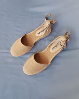 Alpargatas Planas Textil Beige