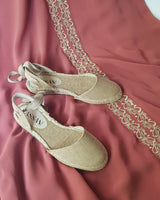 Alpargatas Planas Textil Beige