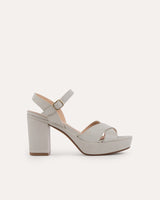 sandalias cruzadas con plataforma y tacón ancho made in Spain