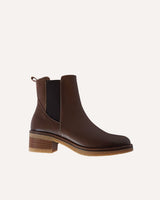 Botines Piel Chelsea Marrones. Fabricados y diseñados en España de forma sostenible