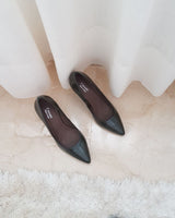 Stilettos charol kaki Cassani Made in Spain
