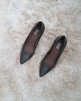 Stilettos charol kaki Cassani Made in Spain