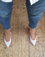 bailarinas vichy lila cassani shoes made in Spain