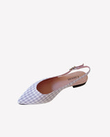 bailarinas vichy lila cassani shoes made in Spain