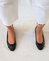 bailarinas negras animal print fabricadas y diseñadas en España