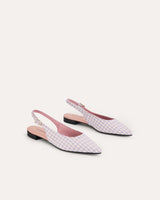 bailarinas vichy lila cassani shoes made in Spain