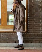 Zapatos de cordones de mujer piel color topo. Cassani Made in Spain