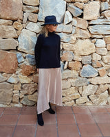 Botas altas negras caña elástica. Fabricadas y diseñadas en España de forma sostenible