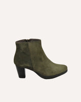 botines-piel-serraje-kaki-con plataforma