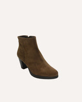 botines marrones con plataforma