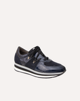 deportivos charol azul marino