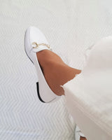 mocasines blancos fabricados y diseñados en España