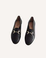 Mocasines negros en piel muy blandita que se adaptan perfectamente al pie