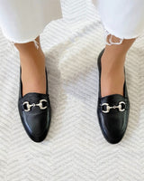 Mocasines negros en piel muy blandita que se adaptan perfectamente al pie