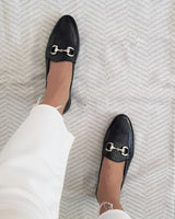 Mocasines negros en piel muy blandita que se adaptan perfectamente al pie