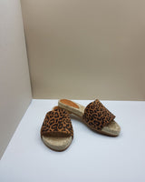 Sandalia Plana Pala Serraje Leopardo