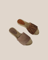 Sandalia Plana Pala Serraje Leopardo