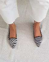 Slippers ante cebra cassani made in spain