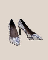 stilettos animal print serpiente