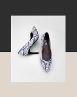 stilettos animal print serpiente