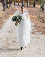 zapatos de salón Cassani en piel blanca y negra ideal bodas