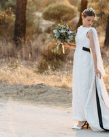 zapatos de salón Cassani en piel blanca y negra ideal bodas
