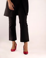 zapatos de salón tacón alto y ancho con plataforma. Cassani Shoes Made in Spain