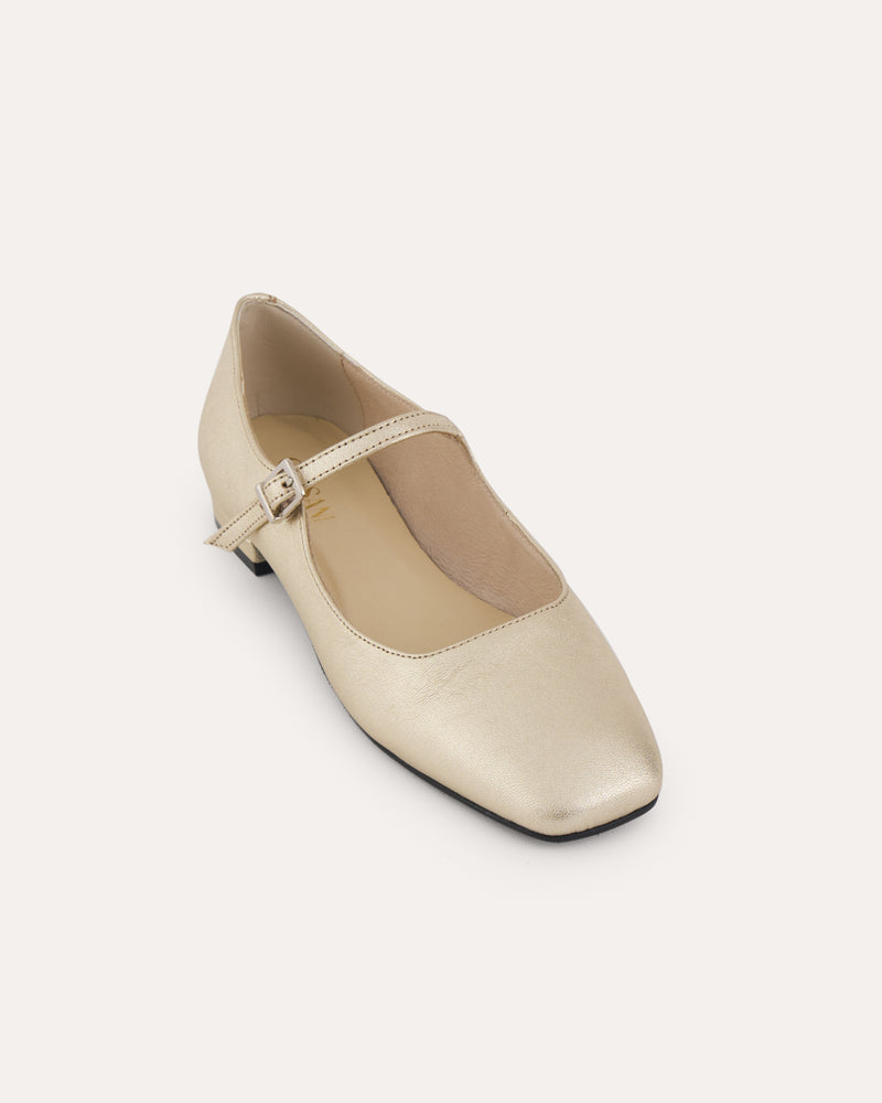 Bailarinas Sile Metalizada Dorada – - Main Image