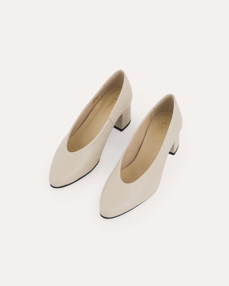 Zapatos de Salón Milano Piel Crudo –