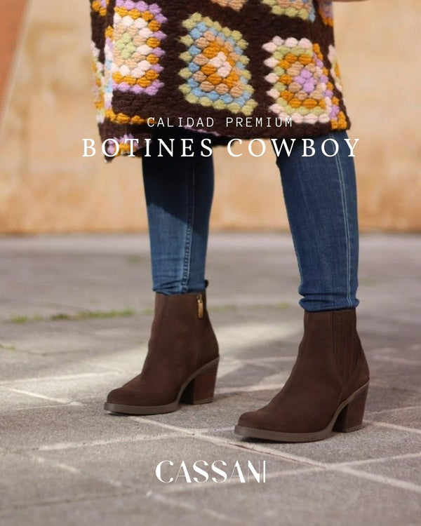 botines cowboy Cassani Made in Spain