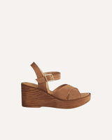 Sandalias Madeira Camel Plataforma