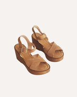 Sandalias Madeira Camel Plataforma