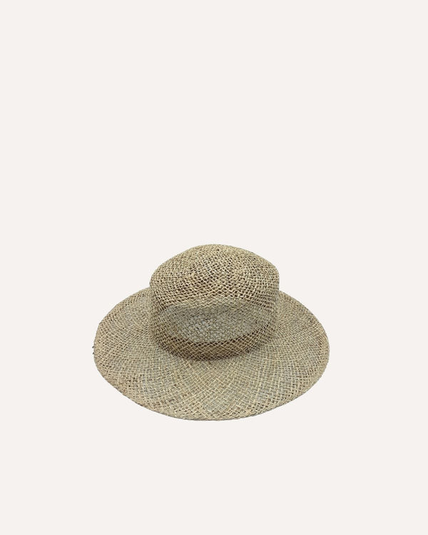 Sombrero pamela calado en fibra natural. Cassani made in spain